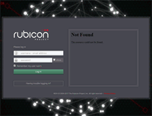 Tablet Screenshot of login.rubiconproject.com